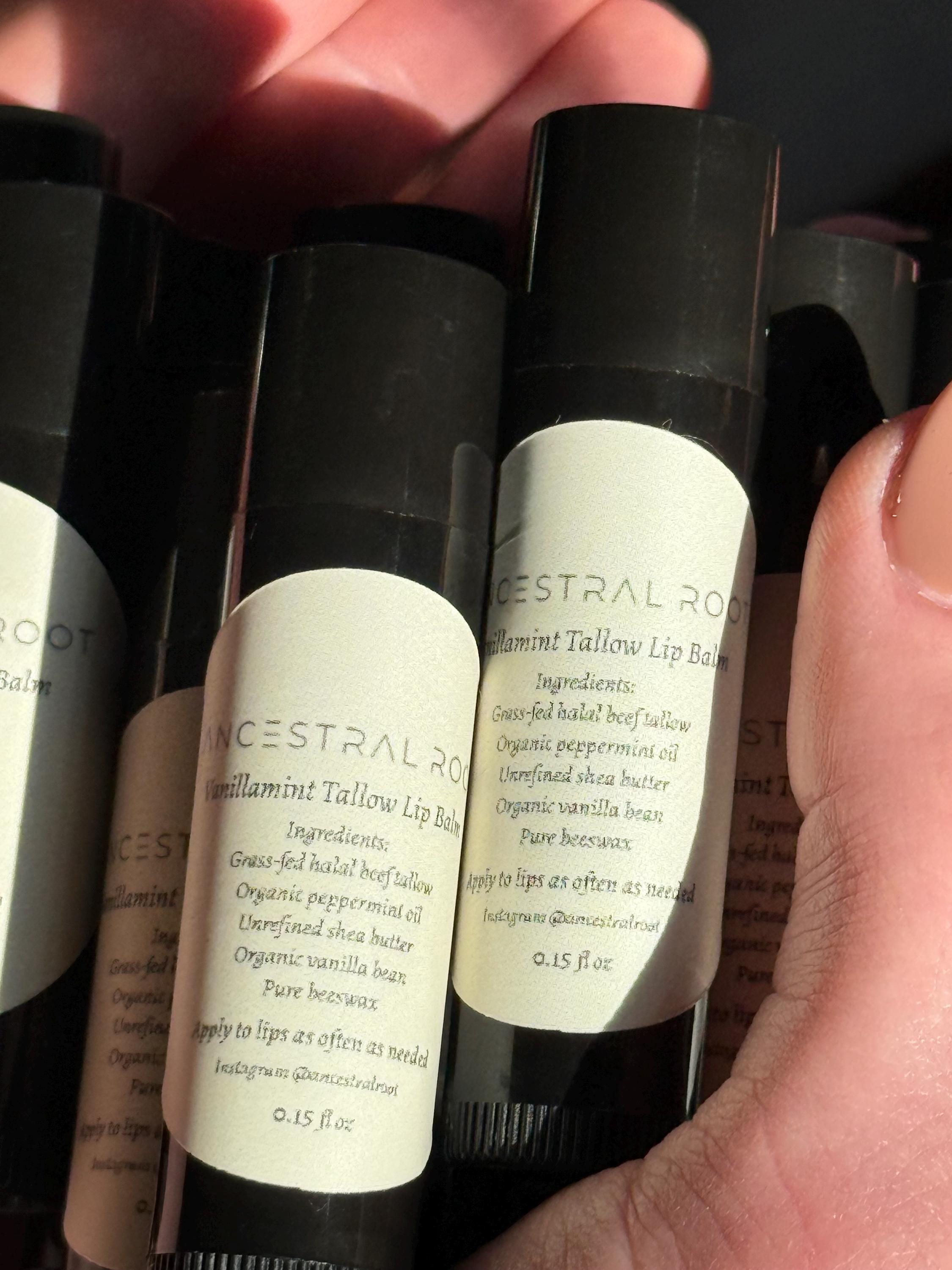 Vanilla Mint Tallow Lip Balm